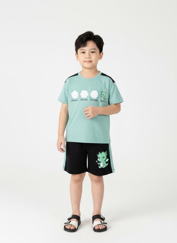 Bộ cotton trẻ em - bé trai B006 2/10-TS18