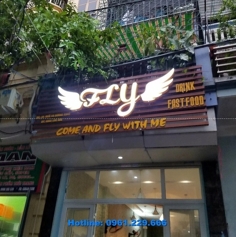 Làm biển quảng cáo tại Hàng Trống