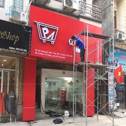Làm biển quảng cáo tại Hàng Bột
