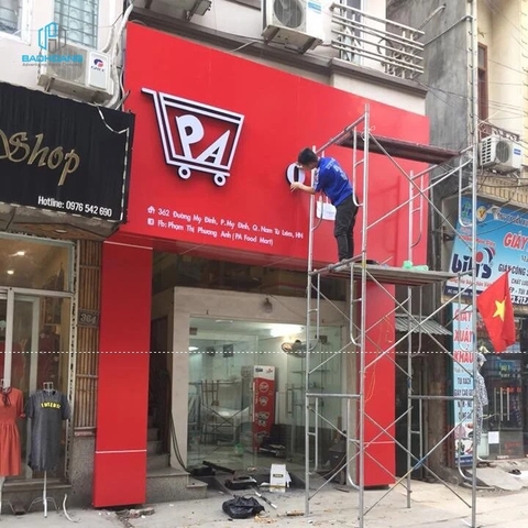 Làm biển quảng cáo tại Văn Cao