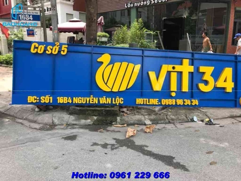 Làm biển quảng cáo tại Hồ Tùng Mậu