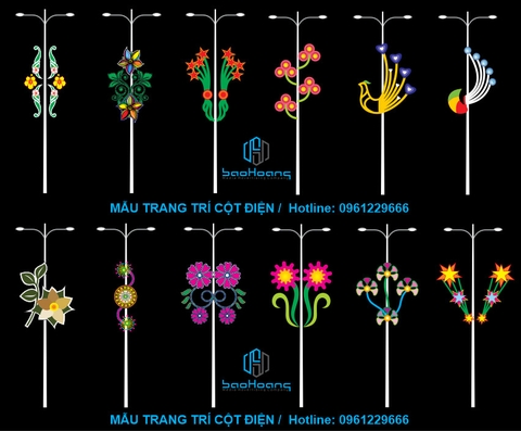 Mẫu hoa văn trang trí đô thị