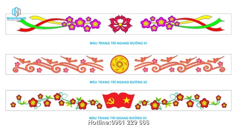 Hoa văn trang trí đường phố