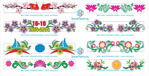 Hoa văn trang trí đường phố