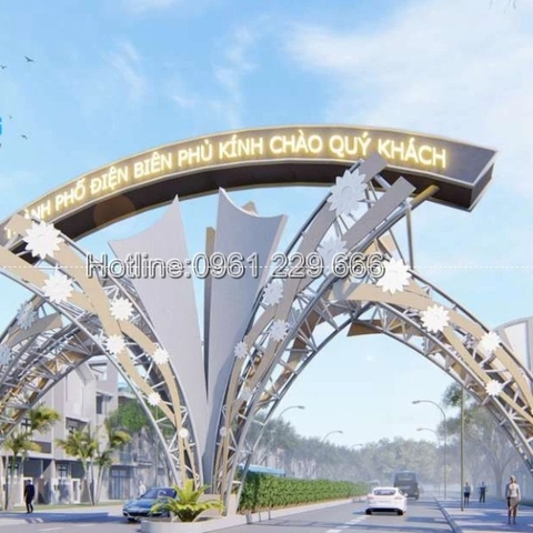 Mẫu trang trí cổng chào