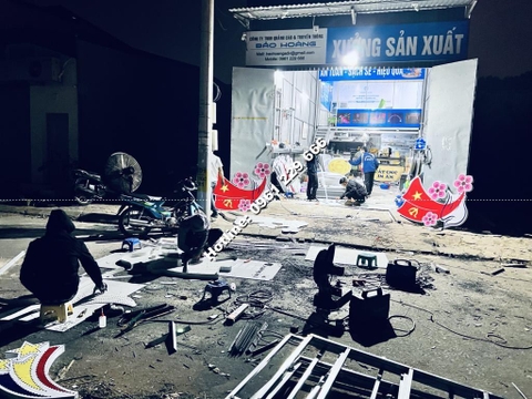 Led trang trí đường phố