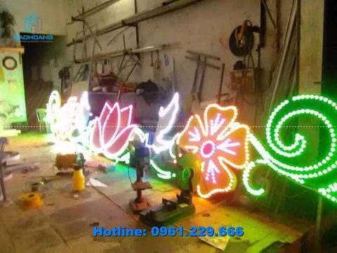 Trang trí cột điện