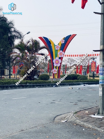 Trang trí cột điện