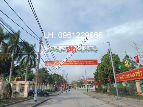 Trang trí led ngang đường