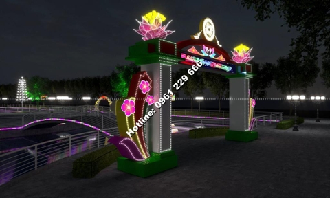 Led trang trí đường phố