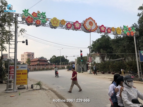 Trang trí ngang đường