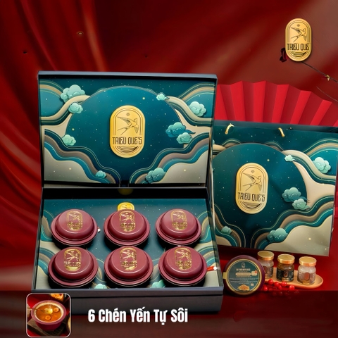 SET NGỰ YẾN THỊNH VƯỢNG (6 Chén Yến Tự Sôi)