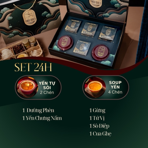 KIM YẾN TỰ TÂM -  Hộp Cao Cấp Soup Yến ăn liền 140ml & Yến Tự Sôi 140ml