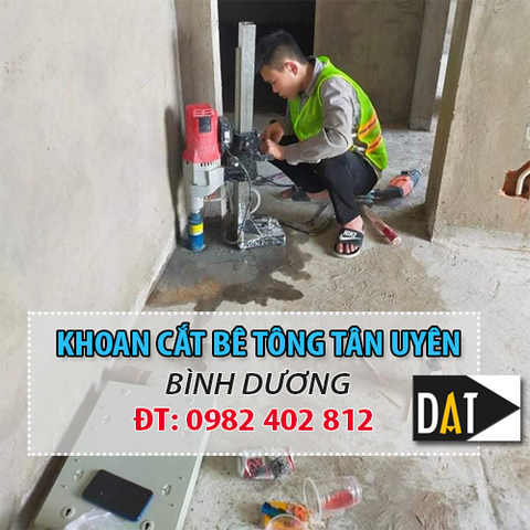 Khoan cắt bê tông Tân Uyên