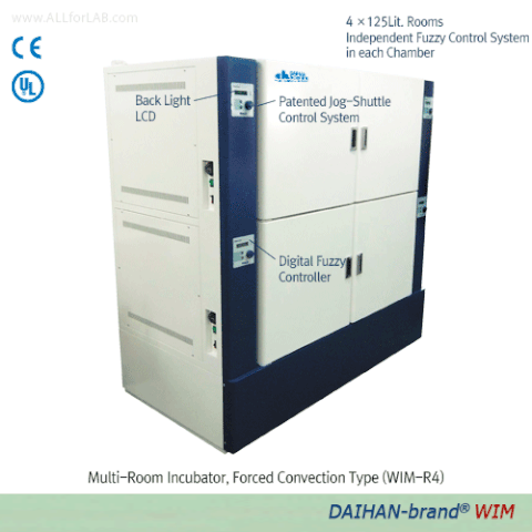 TỦ ẤM ĐỐI LƯU CƯỠNG BỨC (125L x 4 BUỒNG). MODEL: WIM-4. HÃNG: DAIHAN/HÀN QUỐC