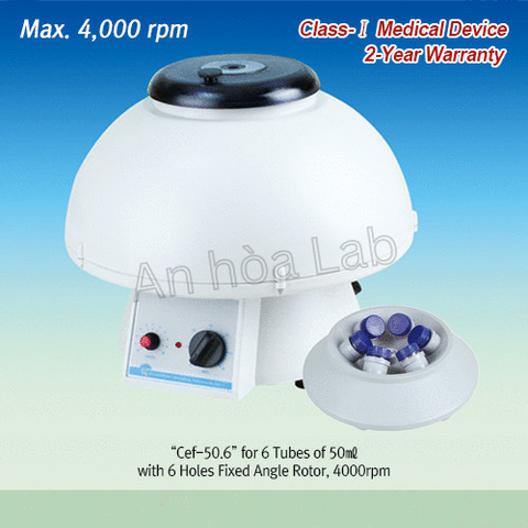 MÁY LY TÂM 12 và 24 VỊ TRÍ CHO ỐNG 50ML, MODEL: CEF-50.6, HÃNG: DAIHAN/HÀN QUỐC