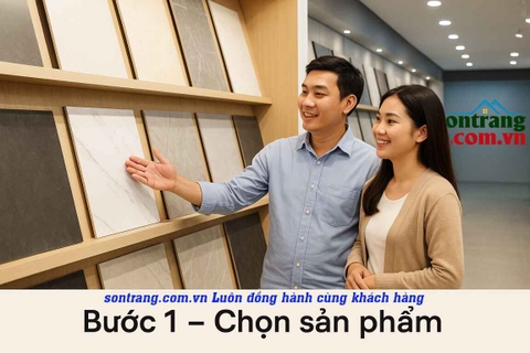 Gợi ý loại gạch ốp lát phù hợp cho từng vị trí (phòng khách – phòng bếp – nhà vệ sinh – ngoài trời…).
