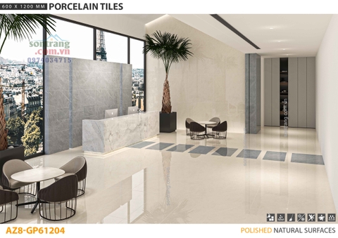 Gạch ốp lát 60x120 Arizona VGC-AZ8-GP61204 Men Bóng