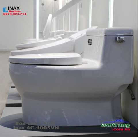 Bồn cầu 1 khối Inax AC-4005VN 1 khối xả gạt