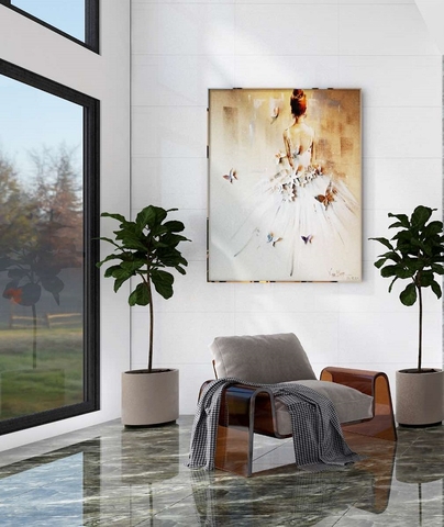 Gạch ốp tường 40x80 Đồng Tâm 4080FAME014-H+