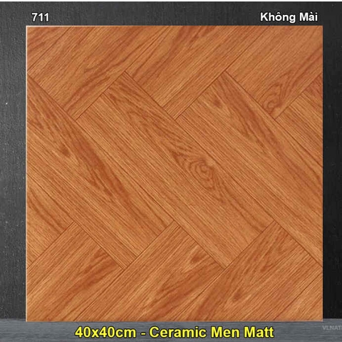 Gạch lát nền 40x40 Prime 711 Vân gỗ
