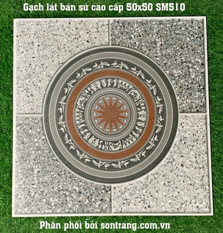 Gạch sân vườn 50x50 Bán sứ ROYAL SM510