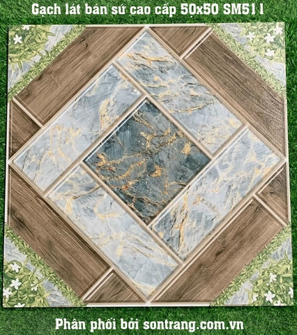 Gạch sân vườn 50x50 Bán sứ ROYAL SM511