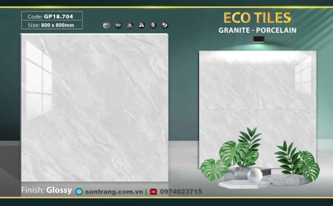 Gạch Porcelain 80x80 Mikado GP18.704
