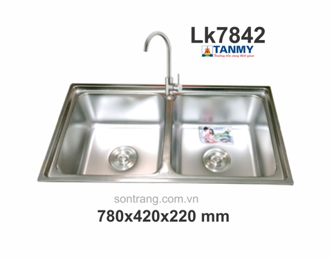 CHẬU INOX  TÂN MỸ Lucky LK7842