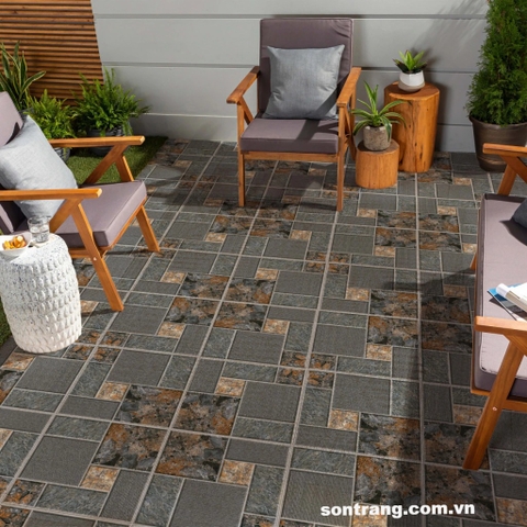 Gạch sân vườn 50X50 PRIME 18618 đá nhám dày 1.3cm