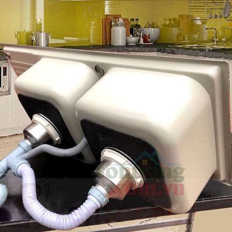 Chậu rửa bát SƠN HÀ hai hộc Premium S105