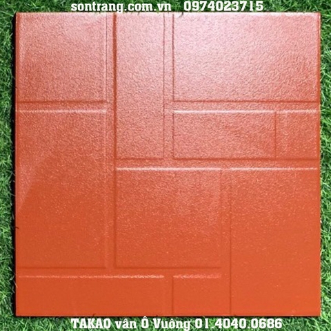 Gạch đỏ COTTO TAKAO Hình Kẻ Vuông 01.4040.0686