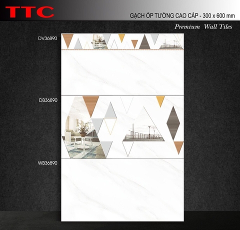 Gạch ốp 30x60 TTC 36890 Vân trắng khói