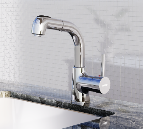 Vòi Lavabo Cao Nóng Lạnh CAESAR - B900CU