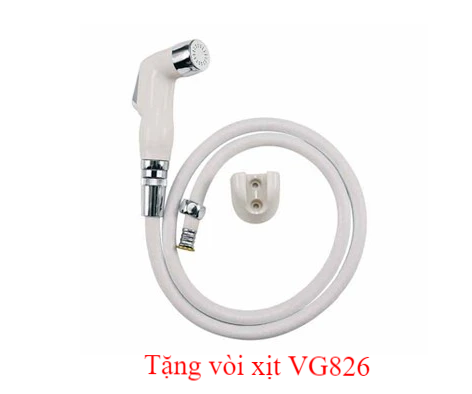 Bàn cầu một khối Viglacera V45(Tặng xịt VG826)