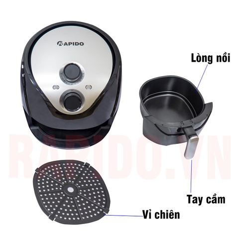 Nồi chiên không dầu Rapido RAF5.0M