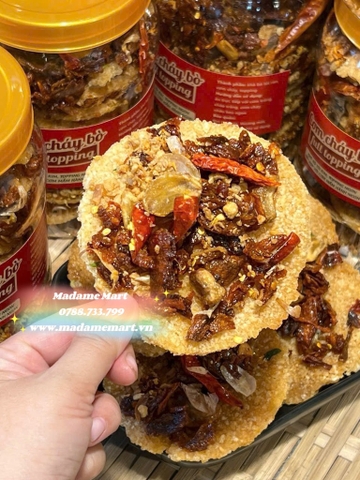 CƠM CHÁY BÒ FULL TOPPING (Hũ 500G)