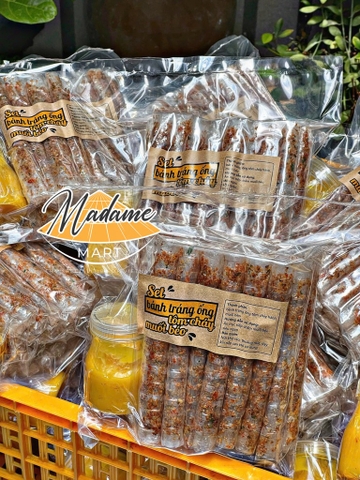 SET BÁNH TRÁNG TÔM CHÁY MUỐI BÉO