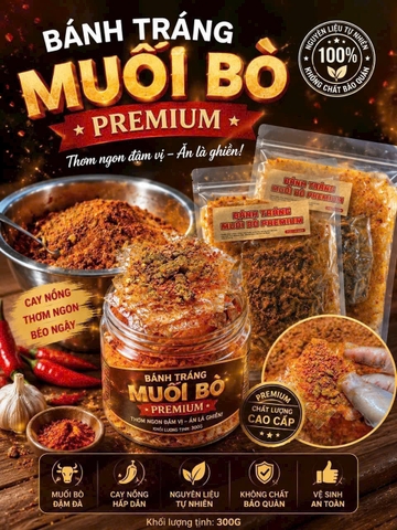 BÁNH TRÁNG MUỐI BÒ PREMIUM