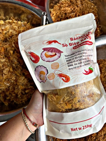 BÁNH TRÁNG SÒ ĐIỆP SỐT X.O (Túi 250G)