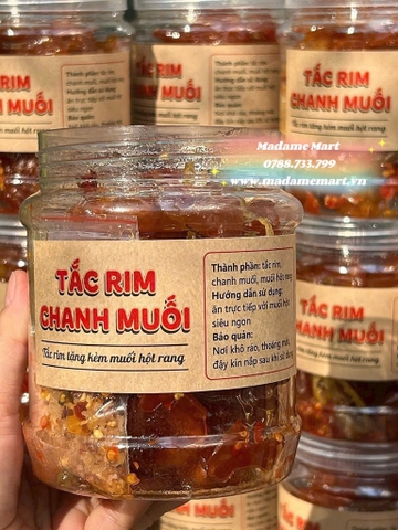 TẮC RIM CHANH MUỐI (HỦ 500G)