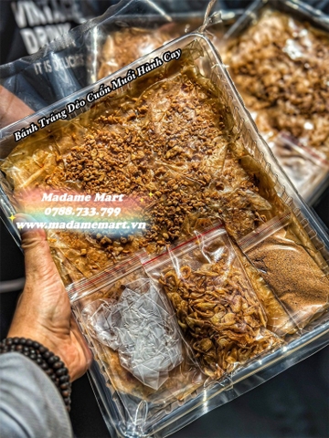 BÁNH TRÁNG DẺO CUỐN MUỐI HÀNH CAY