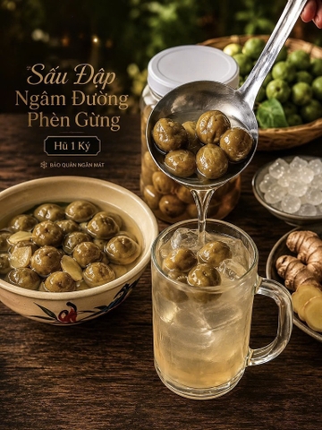 SẤU ĐẬP NGÂM ĐƯỜNG PHÈN GỪNG