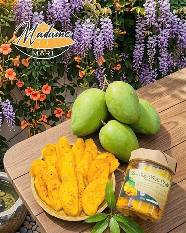 XOÀI SẤY DẺO MUỐI ỚT (Túi 500G)