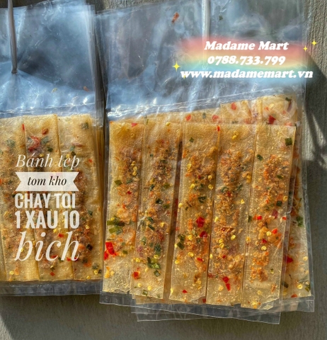 BÁNH TRÁNG TÉP TÔM KHÔ (Xâu 10 gói)