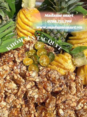 MỨT KHÓM SÊN TẮC QUÝT (Hũ 500G)