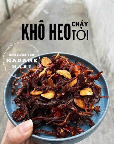 KHÔ HEO CHÁY TỎI (Hủ 300G)