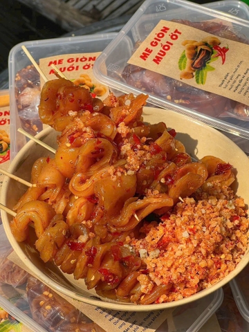 ME GIÒN MUỐI ỚT (Hộp 500G)