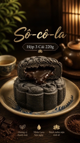 TRUNG THU SOCOLA TIRAMISU CHẢY (cái 220-250gr)