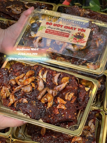 BÒ ƯỚT CHÁY TỎI (Hộp 250G)